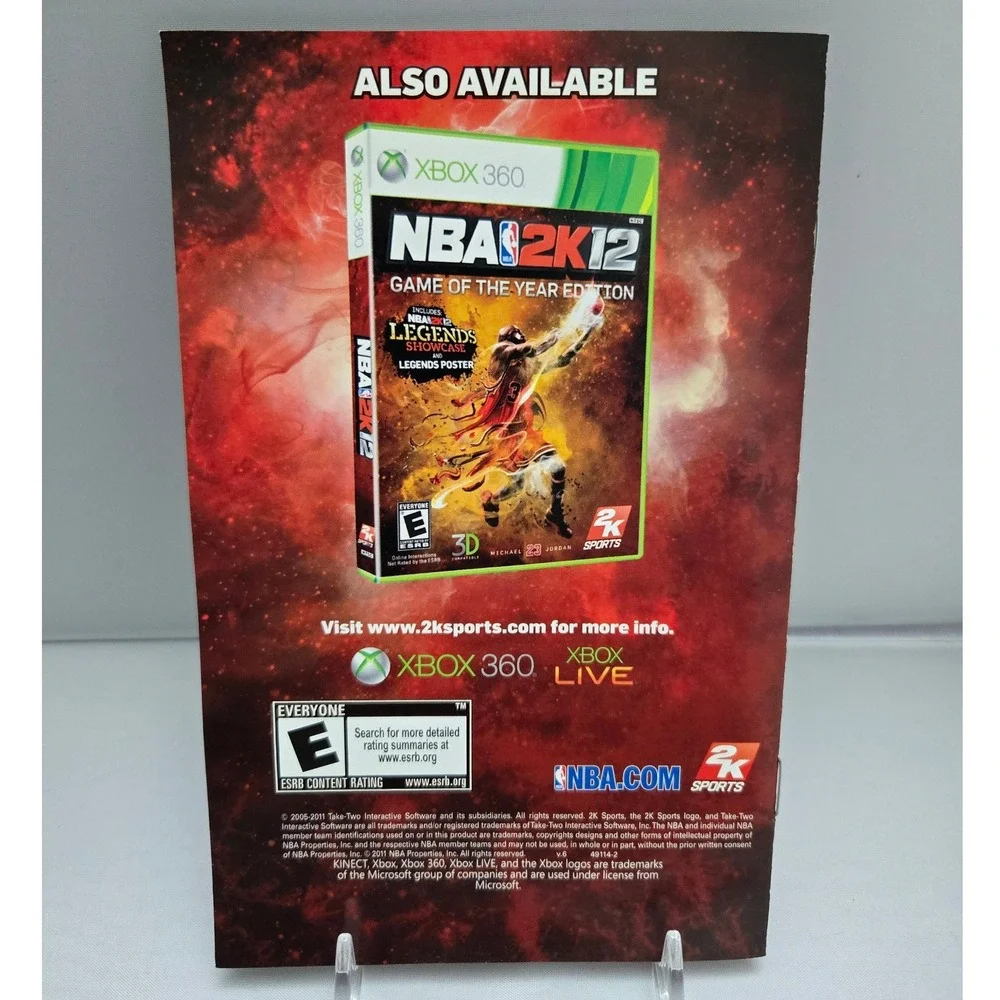 Major League Baseball 2K11 & 2K12 Bundle - Xbox360 - Complete CIB 2 Games Tested